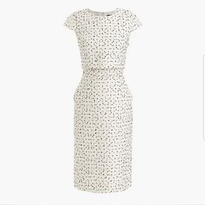 J. Crew Going Places Dress in Dalmatian Tweed